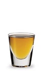 The Washington Apple is an orange colored shot made from sour apple schnapps, Canadian whiskey and white cranberry juice, and served in a chilled shot glass.