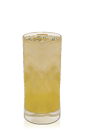 The White Passion drink recipe is made from Don Q Passion rum, white rum, passion fruit, simple syrup and club soda, and served over ice in a highball glass.