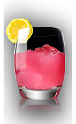 The X on the Rocks is a pink colored cocktail recipe made form X-Rated Fusion liqueur and orange, and served over ice in a rocks glass.