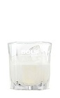 The Yoghurt on the Short is a refreshing cream colored drink made from Bols Natural Yoghurt liqueur, and served over ice in a rocks glass.