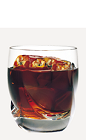 The Northern Breakfast drink recipe is made from Burnett's maple syrup vodka, peach schnapps and cola, and served over ice in a rocks glass.