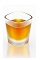 The Amaretto Rookie is an orange colored shot made from Disaronno almond liqueur and butterscotch schnapps, and served in a chilled shot glass.