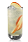 The Apple and Sour Mix is made from Bacardi apple rum, sour mix and apples, and served over ice in a highball glass.