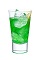 The Aqua Thunder is an exciting green drink made from Midori melon liqueur, blue curacao, banana liqueur, lemon juice and club soda, and served over ice in a highball glass.