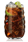 The Bacardi Cuba Libre is a drink made famous in South Florida, as a reminder that Cuba was once free, and it can be free again some day. A brown drink made from Bacardi golden rum and coke, with lime for garnish, and served over ice in a highball glass.