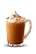 The Bailey's Hot Chocolate is a brown colored drink made from Bailey's Irish cream and hot chocolate, and served in a coffee glass or coffee mug.