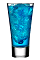 The Blue Russian is a a fruity member of the Russian family of drinks. A blue drink made from Rose's blueberry cordial, vodka and 7-Up, and served over ice in a highball glass.