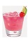 The Blushing Bride is a pink colored wedding drink recipe made from Burnett's pink lemonade vodka, PAMA pomegranate liqueur, sugar and lime, and served over ice in a rocks glass.