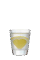 The Bubble Drop shot recipe is made from Three Olives bubble vodka, lemon lime soda, sugar and lemon, and served in a shot glass.