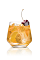 The Burnt Karamel drink is made from Stoli Salted Karamel vodka and brown sugar, topped with orange slices and bourbon-soaked cherries, and served in an old-fashioned glass.