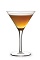 The Cable Car is a variation of the classic Sidecar cocktail. An orange cocktail made from Cointreau, spiced rum and sour mix, and served in a chilled cocktail glass.