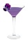 The Cointreau Teese cocktail is a beautiful soft purple drink, made from Cointreau orange liqueur, apple juice, Monin violet syrup and lemon juice, and served in a chilled cocktail glass.