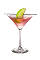 The Cranberry Apple Martini is a pink cocktail made from Smirnoff cranberry vodka, green apple vodka and cranberry juice, and served in a chilled cocktail glass.