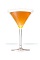 The Daiquiri is a classic cocktail made from Cointreau orange liqueur, rum, lime juice and simple syrup, and served in a chilled cocktail glass.