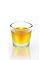 The Disaronno Sambuca is an exotic mix of famous Italian flavors. An orange shot made from Disaronno and sambuca, and served in a chilled shot glass.