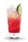 The Easy Breeze is an easy cocktail to make for any occasion. A red colored drink made from Finlandia grapefruit vodka, lime and cranberry juice, and served over ice in a highball glass.