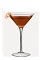 The Espresso Cosmo cocktail recipe is made from Burnett's espresso vodka, coconut rum and Kahlua coffee liqueur, and served in a chilled cocktail glass.