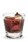 The Holy Cow is a brown drink made from amaretto, bourbon, Jagermeister and Coke, and served over ice in a rocks glass.