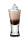 The Java Jingle is a brown colored shot made from espresso, Smirnoff whipped vodka, Bailey's Irish cream and whipped cream, and served in a chilled shot glass.