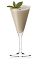 The Kilimanjaro Amarula is a brown colored drink made from vodka, Amarula cream liqueur, white creme de menthe and vanilla ice cream, and served in a chilled cocktail glass.