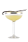 The Livorno Sour cocktail is made from Galliano Vanilla liqueur, grappa, lemon juice, simple syrup and egg white if you date, and served in a chilled cocktail glass garnished with a vanilla bean.
