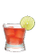 The Loopy Sour is a fun red colored tropical drink made from Three Olives Loopy vodka, cranberry juice and lime juice, and served over ice in a rocks glass.