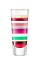 The Mirrobar Pousse Cafe is the ultimate layered shot. A pink/red/green/clear shot made from 12 different layers including: gin, triple sec, pomegranate liqueur, creme de cassis and many more.