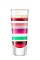 The Mirrobar Pousse Cafe is the ultimate layered shot. A pink/red/green/clear shot made from 12 different layers including: gin, triple sec, pomegranate liqueur, creme de cassis and many more.