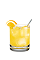 The Pineapple and Orange Juice is an orange colored drink made form Smirnoff pineapple vodka, orange juice, lime juice and orange, and served over ice in a rocks glass.