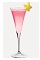 The Pink Bubbles is a pink colored New Year's cocktail recipe made from Burnett's pink lemonade vodka and champagne, and served in a chilled champagne flute.