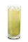 The Pucker Up on the Beach is a yellow drink made from Pucker Berry Fusion schnapps, orange vodka, orange juice and lemon-lime soda, and served over ice in a highball glass.