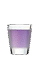 The Grape Chew shot recipe is a vivid purple colored shot waiting for a bachelorette party full of lively girls. Made from Three Olives bubble vodka, purple vodka and sour mix, and served in a shot glass.