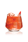 The Red Hot Stoli drink is made from Stoli Hot jalapeno vodka and cranberry juice, and served in an old-fashioned glass.
