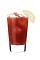 The Silver Wasabi Bloody Mary is a red-colored drink made from Smirnoff vodka, tomato juice, worcestershire sauce, hot sauce, black pepper and wasabi, and served over ice in a highball glass.