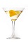The South Pacific Martini recipe is made from 42 Below vodka, Benedictine, lemon and orange, and served in a chilled cocktail glass.