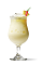 The Sriracha Diablo Colada cocktail is a tropical drink with a hint of heat. Made from UV Sriracha vodka, pina colada mix, pineapple juice and orange juice, and served over ice in a chilled glass.