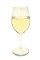 The St-Germain Kir Blanc is made from St-Germain elderflower liqueur and chilled Sauvignon Blanc white wine, and served in a chilled wine glass.