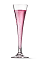 The Sunny and Bubbly cocktail recipe is a beautiful pink colored drink well suited for a wedding party. Made from UV lemonade vodka and chilled champagne, and served in a chilled champagne flute.