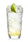 The Sunshine Soda is a refreshing clear colored summer drink made from Malibu Sunshine coconut citrus rum, club soda and lime, and served over ice in a highball glass.