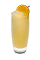 The Vitamin C drink is made from Smirnoff Orange vodka, peach liqueur, orange juice and lemon-lime soda, and served over ice in a highball glass.