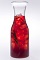 The Winter Caipi Carafe is a red colored drink made from Leblon cachaca, rosemary, pomegranate juice, simple syrup and sparkling wine, and served from a carafe or pitcher. Recipe serves 4-8.