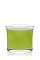 The Younger Spice is a green drink made from Patron tequila, lime juice, simple syrup, jalapeno pepper and green chartreuse, and served in a rocks glass.
