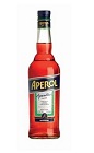 Aperol is an Italian aperitif produced by the Campari company. Made with bitter orange, rhubarb and other botanicals, and with an aroma and flavor similar to Campari, Aperol has only half the alcohol content at 11% by volume.