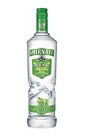 Apple Vodka is made from a base of a clear distilled spirit, flavored with apple flavors. Smirnoff produces a Green Apple is one of the most popular apple vodka' currently on the market.