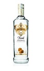 Caramel vodka is a vodka with caramel flavor added. Some caramel vodkas include salt, and may be either clear or caramel colored. Popular brands include: Van Gogh Dutch Caramel, Stoli Salted Karamel and Smirnoff Kissed Caramel.